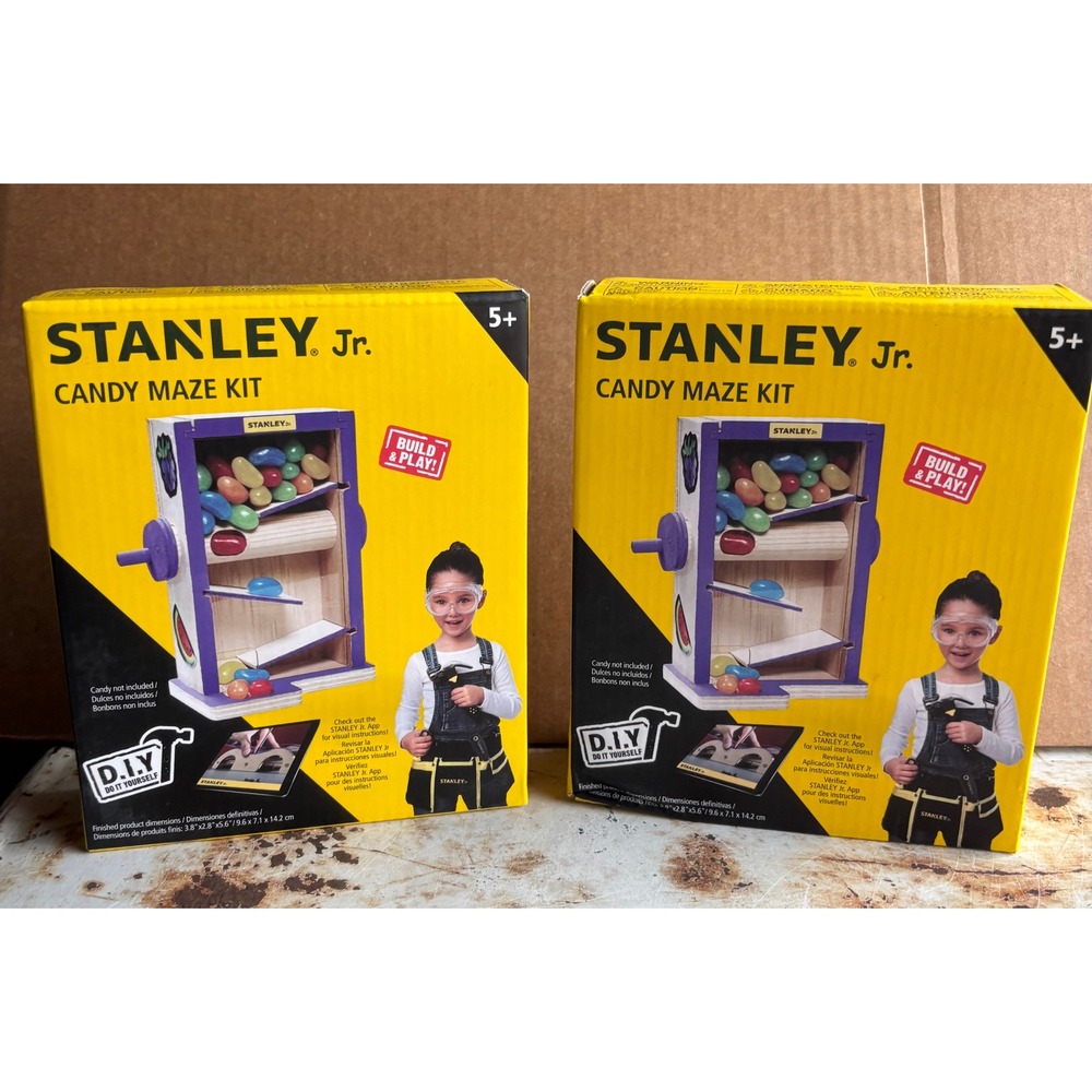 2 Stanley‎ Jr. Candy Maze Kit Build & Play Toy STEM Educational Activity DIY NIB - Picture 6 of 6